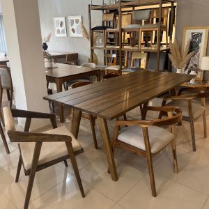 Silla comedor madera Rústica curvo Bali - SILVINA C 42