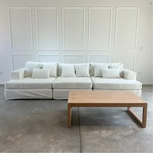 Sillón modular enfundado Moderno Velvet - SILVINA C