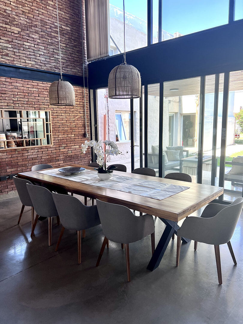 Comedor estilo industrial