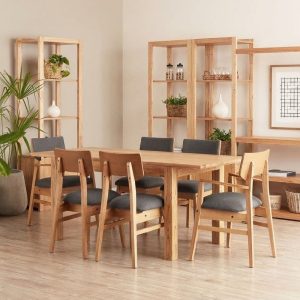 Mesa comedor madera Nórdica extensible 1,30 Zoe - SILVINA C