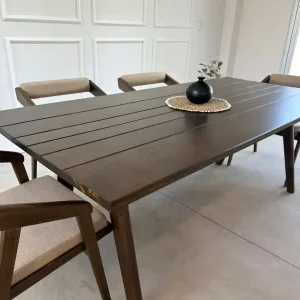 Mesa comedor madera maciza Rústica Julieta - SILVINA C 3
