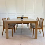 Mesa cuadrada madera comedor Moderno Classic