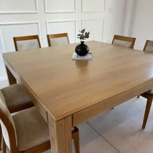 Mesa cuadrada madera comedor Moderno Classic 7