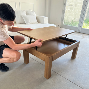 Mesa ratona centro funcional elevable madera Meli - SILVINA C 2