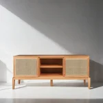 Rack Tv madera esterilla Nórdico Capri