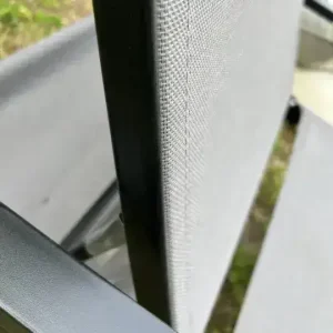 Reposera 5 posiciones apoyabrazos Hierro Black Nira - SILVINA C 2