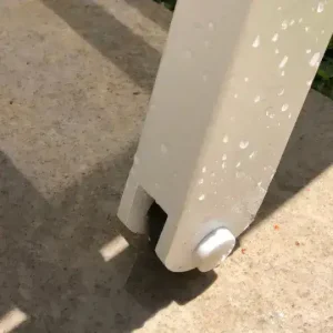 Reposera Aluminio apoyabrazos 5 posiciones X2 White Nisa - SILVINA C 3