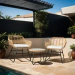 Set Exterior Muebles Jardín Ratán Girona