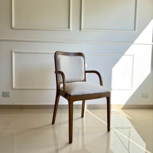 Silla puntera cabecera apoyabrazos madera Lulú - SILVINA C (2)