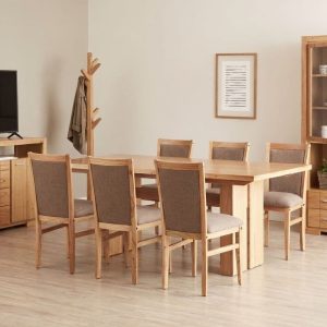 Silla tapizada comedor madera Paraíso Lucia - SILVINA C (1)