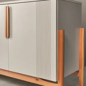 Vajillero Moderno cajones madera Florencia - SILVINA C 1