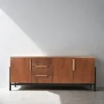 Vajillero Moderno madera cajones Lucca