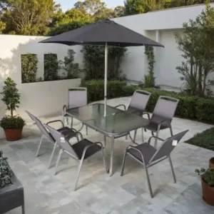 Juego Jardín comedor Exterior set Hierro Dijón - SILVINA C