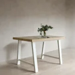 Mesa Oficina Industrial Hierro White Lam