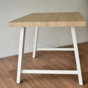 Mesa oficina Industrial Hierro White Lam - SILVINA C 2