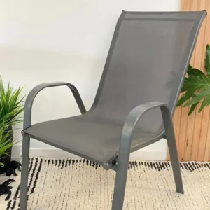 Silla Jardín exterior apilable hierro Saona - SILVINA C 1