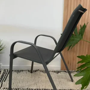 Silla Jardín exterior apilable hierro Saona - SILVINA C 3