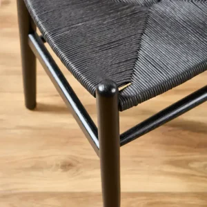 Silla Nórdica comedor Kraft Full Black Wishbone - SILVINA C 2