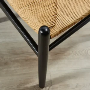 Silla Nórdica comedor madera Kraft Black Wishbone - SILVINA C 4