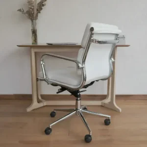 Silla escritorio oficina ruedas giratoria blanca Up - SILVINA C