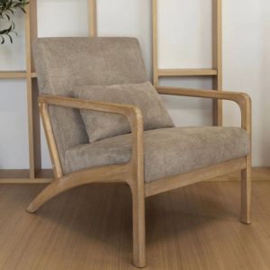 Sillón 1 Cuerpo Individual Nórdico Madera Bee - SILVINA C 123
