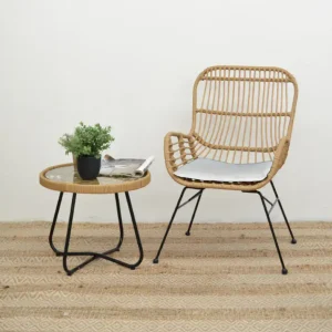 Sillón Jardín exterior Rattán natural Cádiz - SILVINA C 1