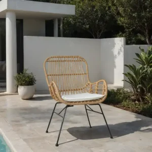 Sillón Jardín exterior Rattán natural Cádiz - SILVINA C