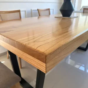 Mesa comedor Industrial hierro madera Waly - SILVINA C
