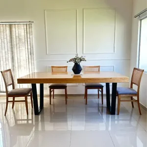 Mesa comedor Industrial hierro madera Waly - SILVINA C 5