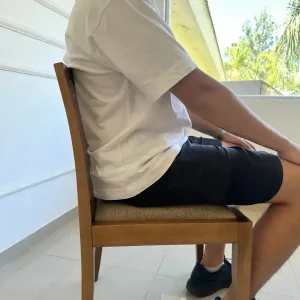 Silla madera Nórdica esterilla baja Morty - SILVINA C 4