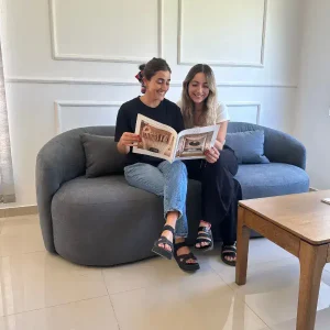 Sillón Living Moderno curvado Toscana - SILVINA C 1