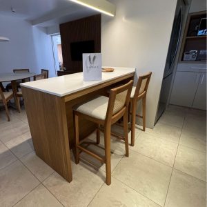 Banqueta alta desayunador Moderna esterilla Leonor - SILVINA C 123