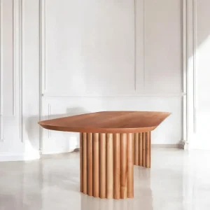 Mesa comedor ovalada madera varillada Versalles - SILVINA C 2