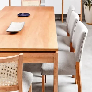 Mesa extensible comedor madera Lenga Aurora - SILVINA C