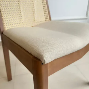 Silla Moderna comedor esterilla madera Amelia - SILVINA C 2