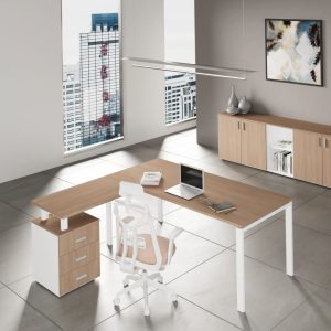 Escritorio pc esquinero en L cajones Osiris - SILVINA C 230