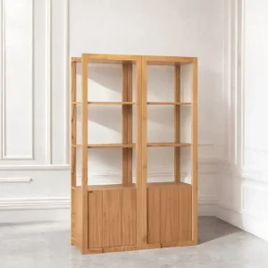 Estante madera Nórdica Paraíso doble Ivan - SILVINA C 54