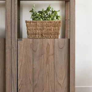 Estante madera Nórdica Paraíso triple Ivan - SILVINA C 2