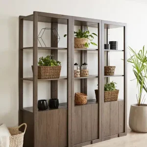 Estante madera Nórdica Paraíso triple Ivan - SILVINA C