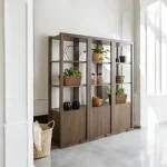 Estante madera Nórdica Paraíso triple Ivan