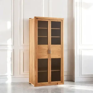 Estante vitrina madera Nórdica Paraíso Jade - SILVINA C