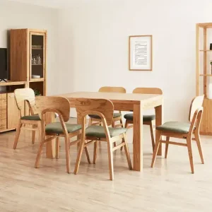 Mesa comedor madera Nórdica extensible 1,35 Zoe - SILVINA C 2