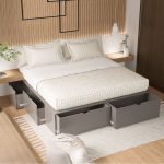 Cama 2 plazas cajones funcional 1,60 Plus Fred