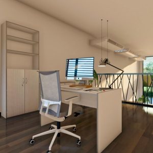 Escritorio Moderno PC Melamina 2 cajones Kia - SILVINA C 1 (3)