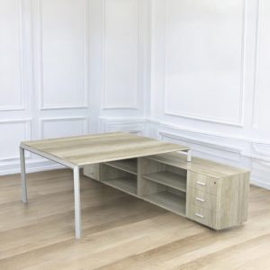 Escritorio Moderno oficina melamina Florence - SILVINA C 10