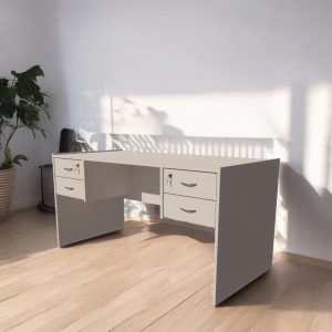 Escritorio PC oficina Moderno Melamina 4 cajones Gan - SIVLINA C (4)