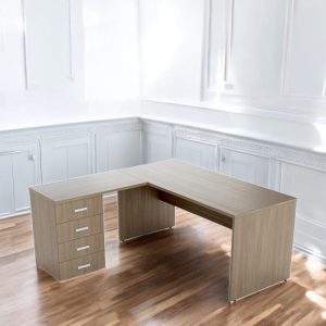 Escritorio esquinero L Moderno cajones Gina - SILVINA C 11