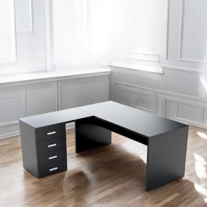 Escritorio esquinero L Moderno cajones Gina - SILVINA C 15