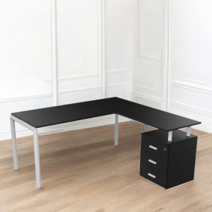 Escritorio pc esquinero en L cajones Osiris - SILVINA C 12