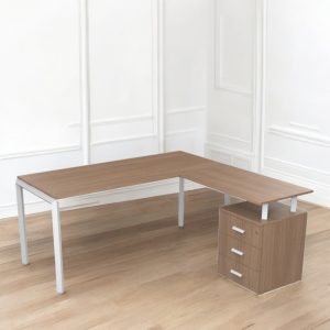 Escritorio pc esquinero en L cajones Osiris - SILVINA C 13